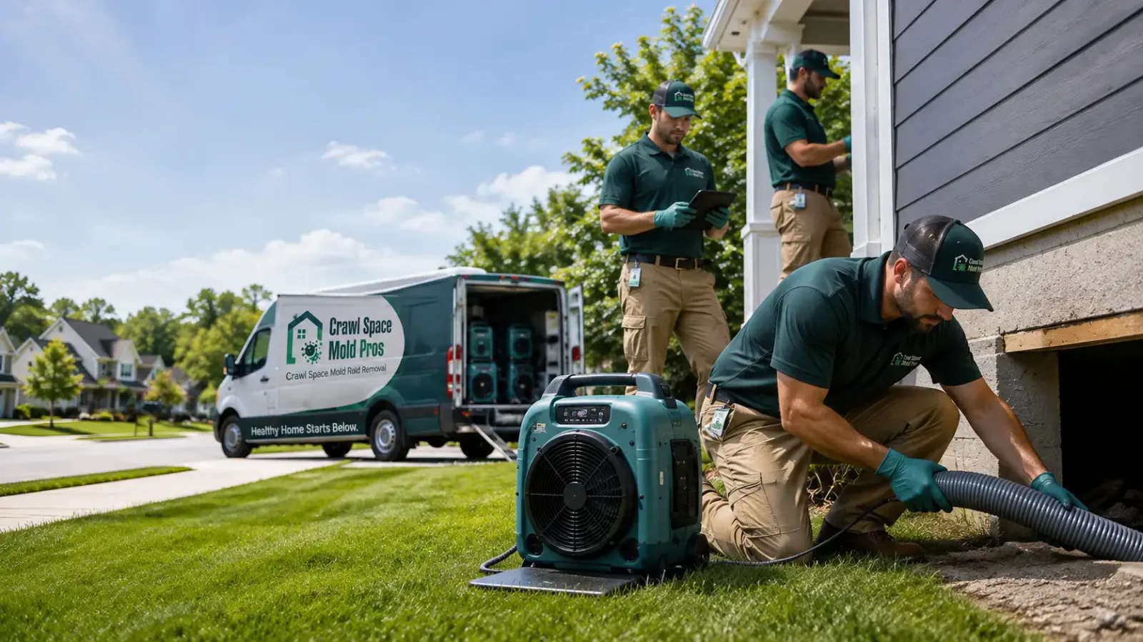 Crawl Space Mold Removal in Kirby, OH
